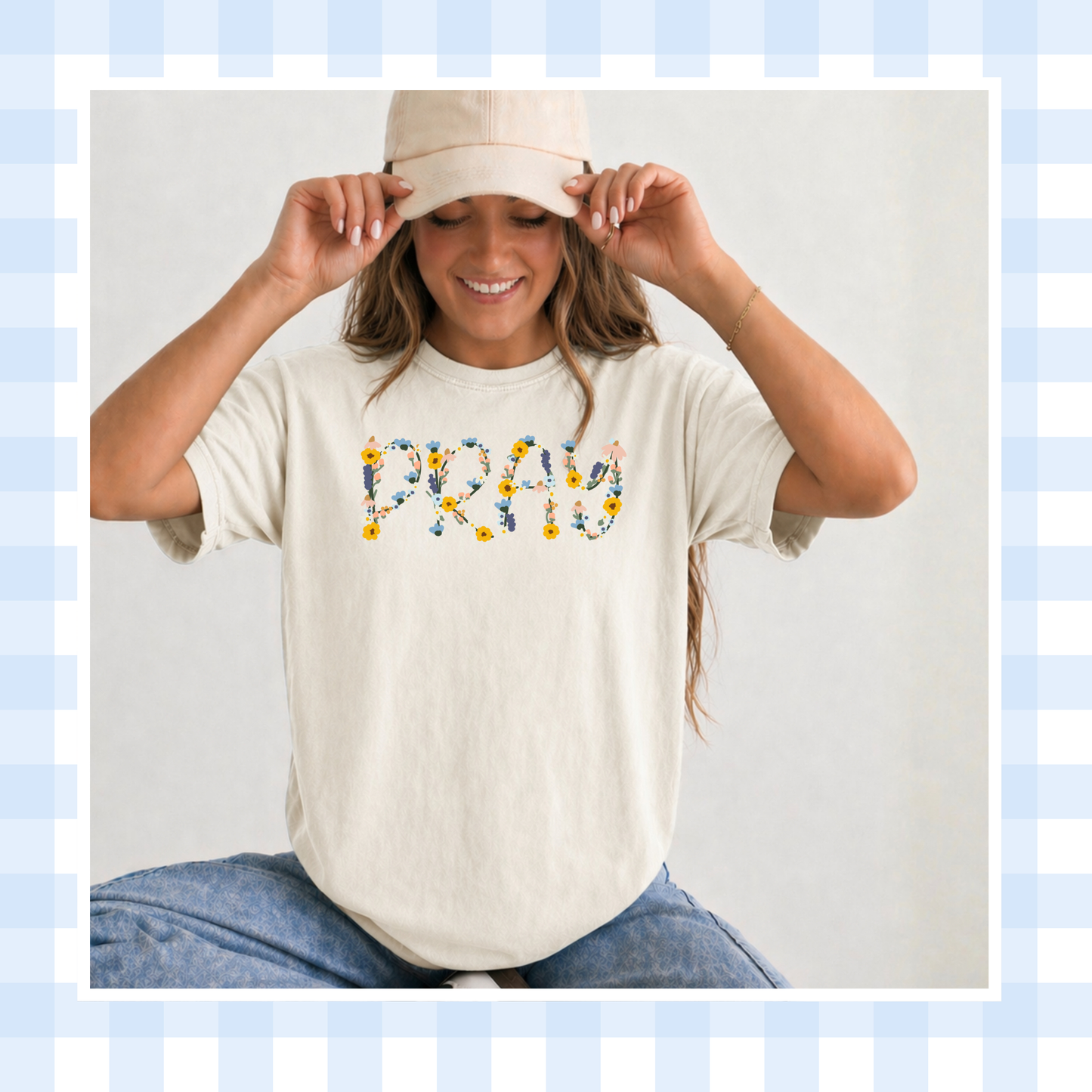 PRE-ORDER | FLORAL PRAY SHIRT