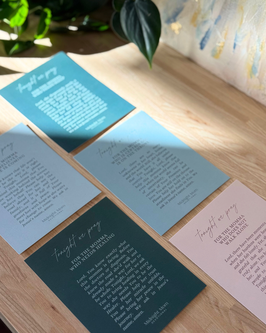 Healing & Hope Pack - 5 Prayer Cards