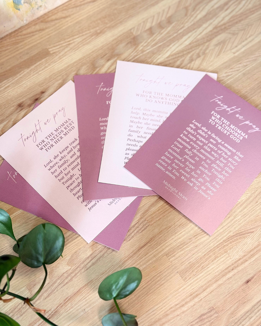 Peace & Encouragement Pack - 5 Prayer Cards
