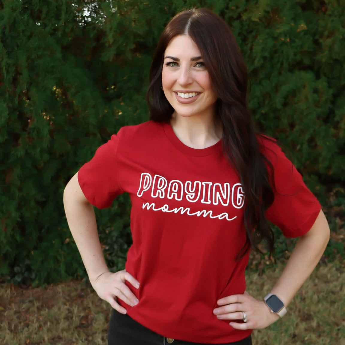 PRE-ORDER | Cardinal OUTLINE Praying Momma