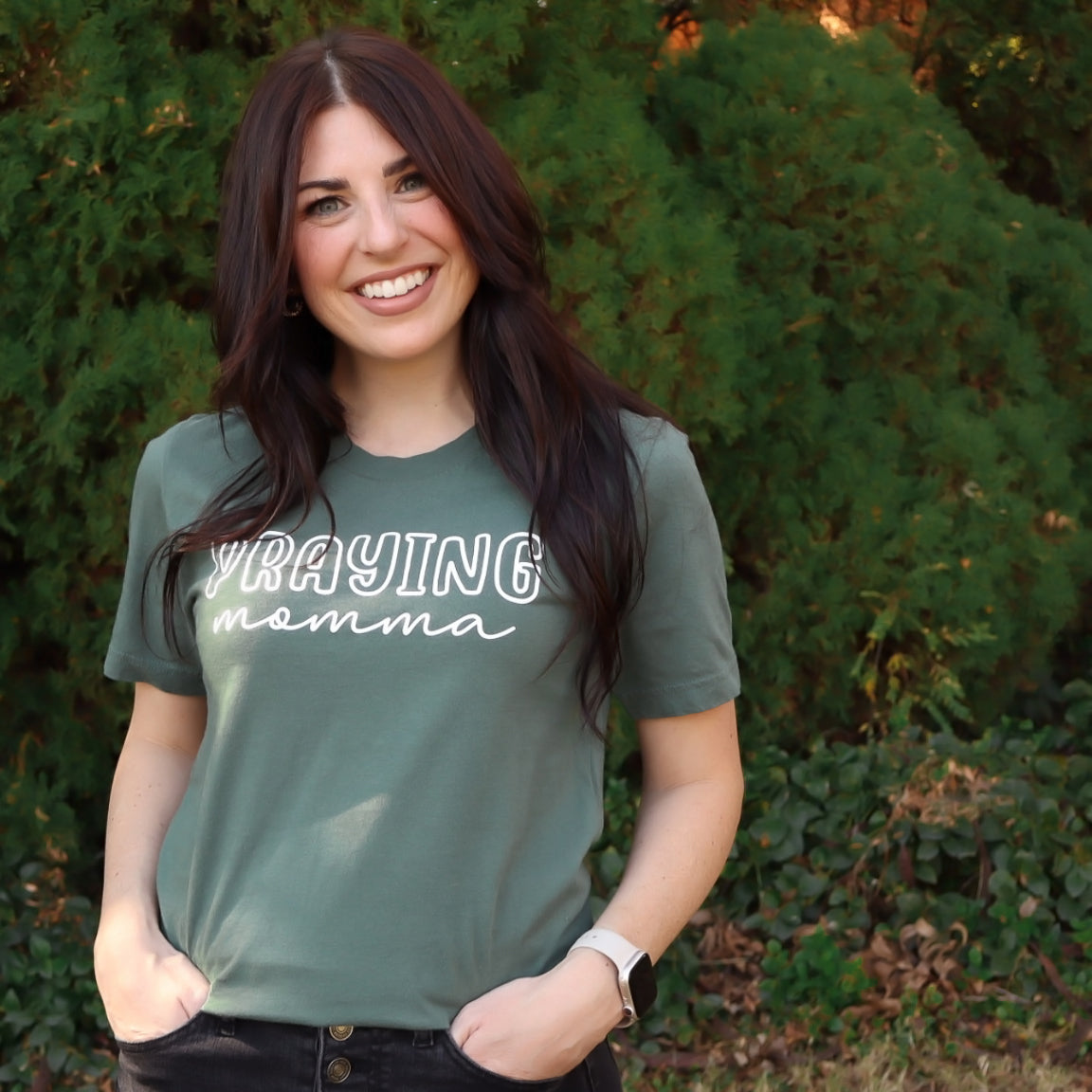 PRE-ORDER | Pine OUTLINE Praying Momma