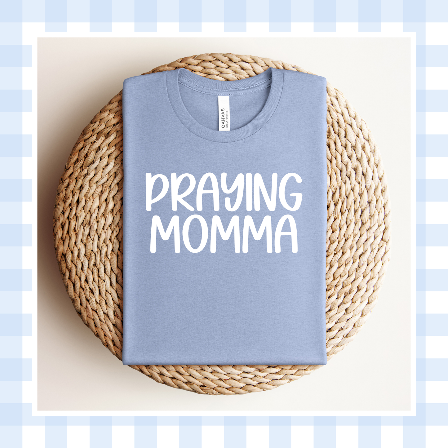 PRE-ORDER | Heather Blue LOVELY Praying Momma 2026