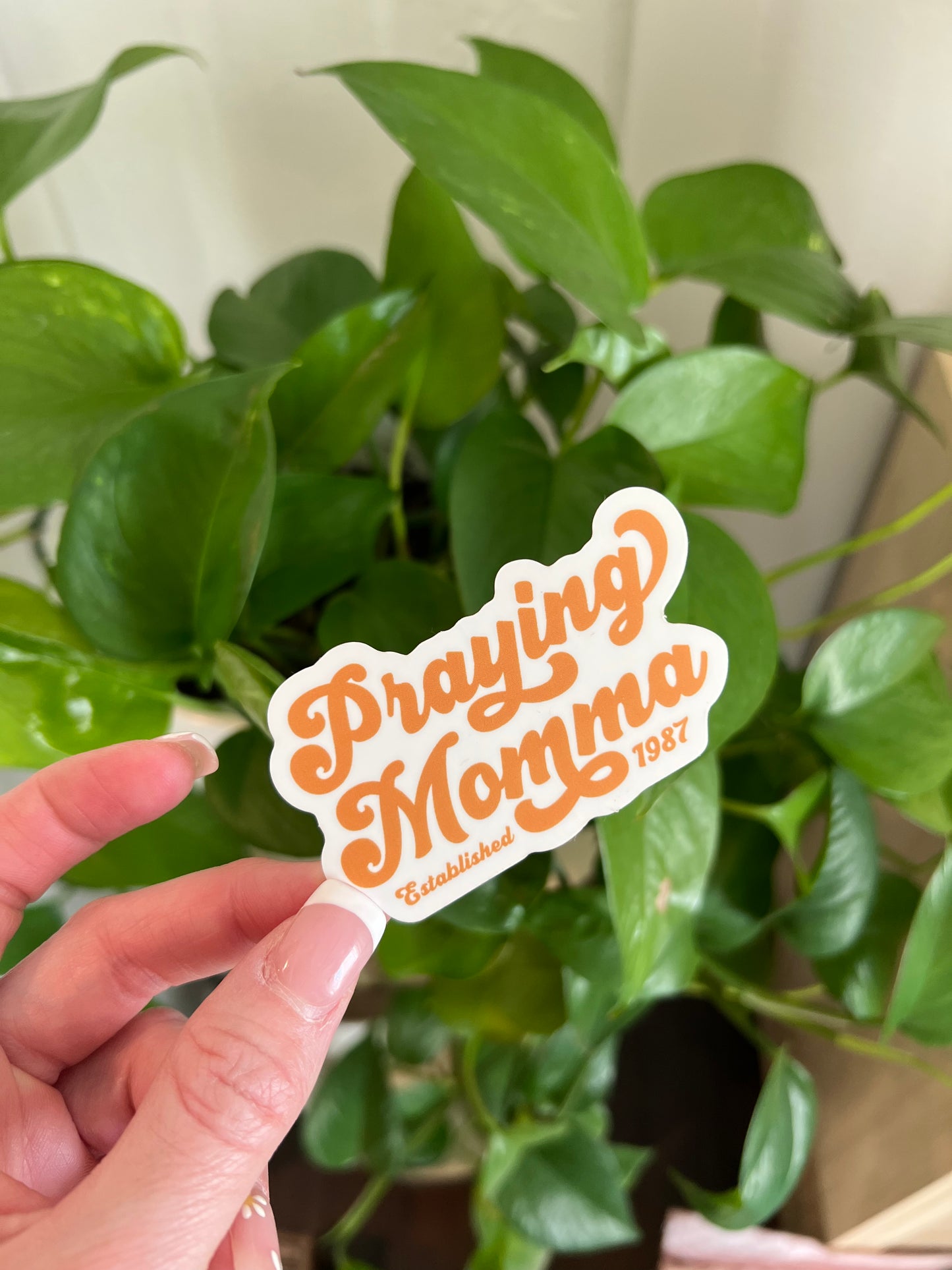 Praying Momma STICKER