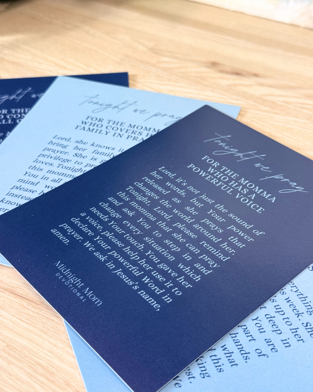 Faith & Intercession Pack - 5 Prayer Cards