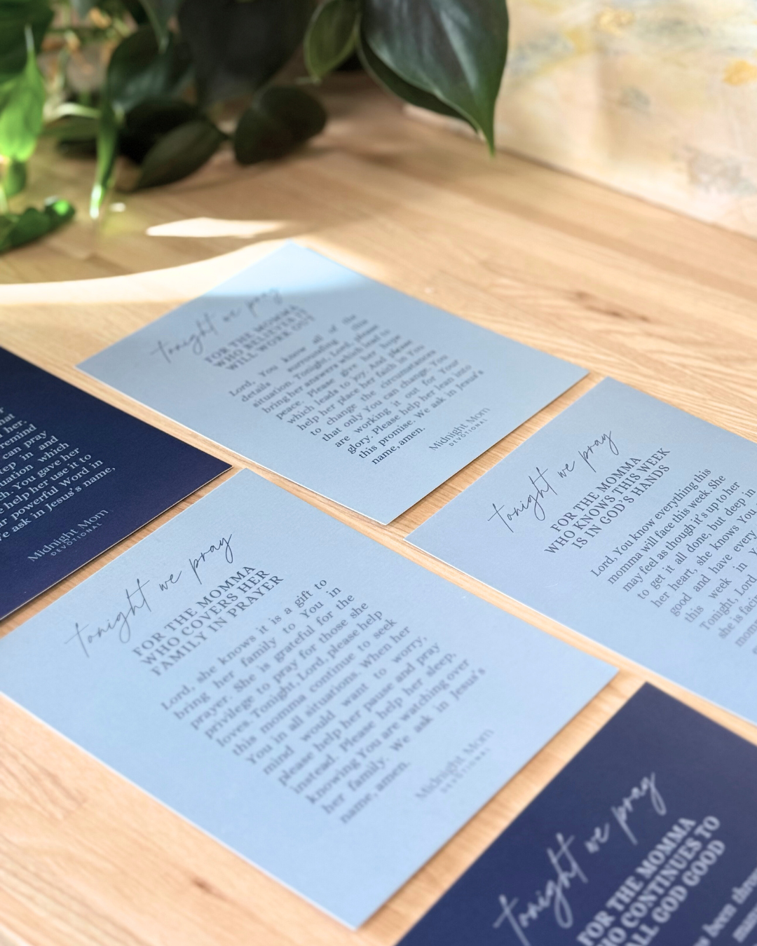 Faith & Intercession Pack - 5 Prayer Cards