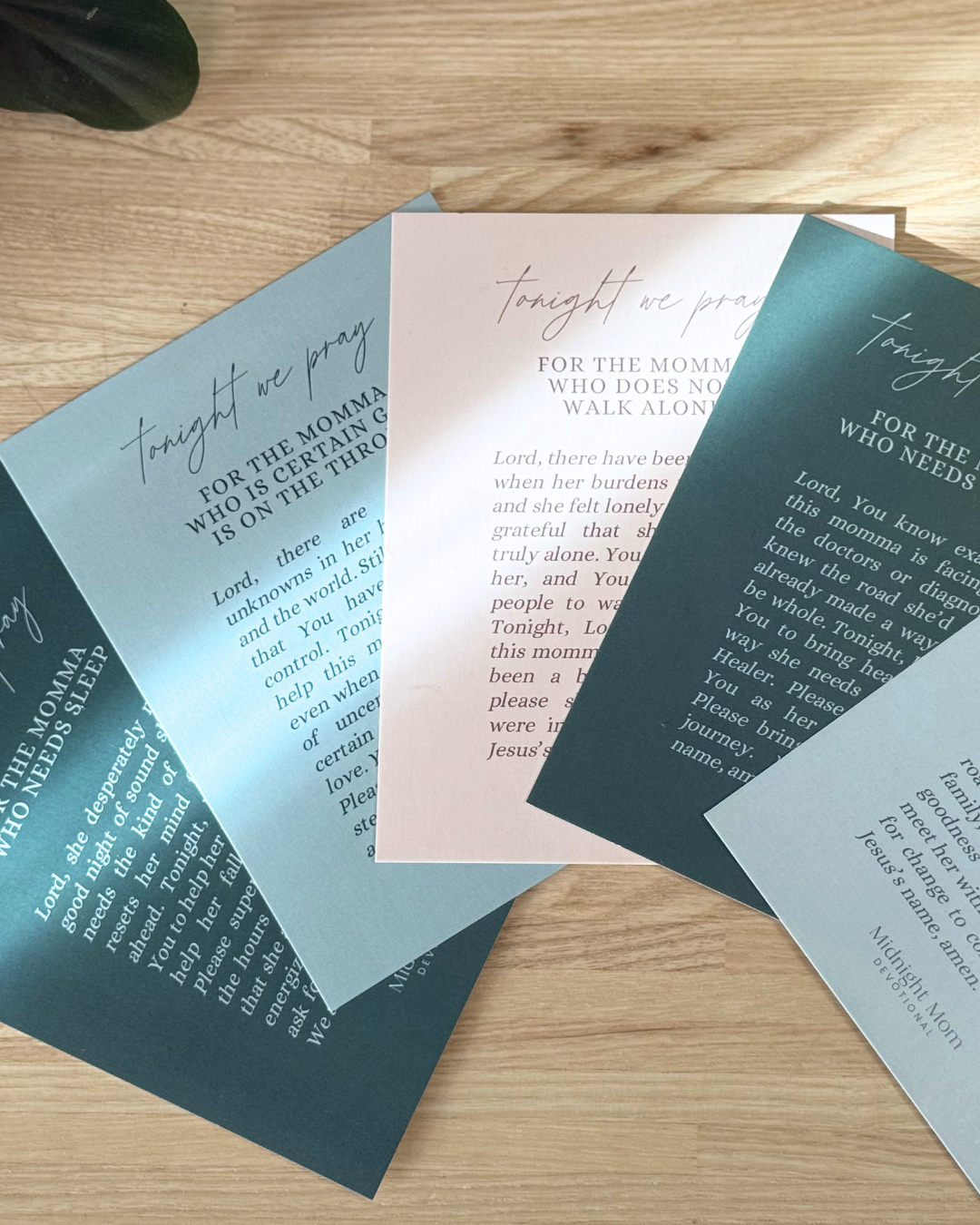 Healing & Hope Pack - 5 Prayer Cards