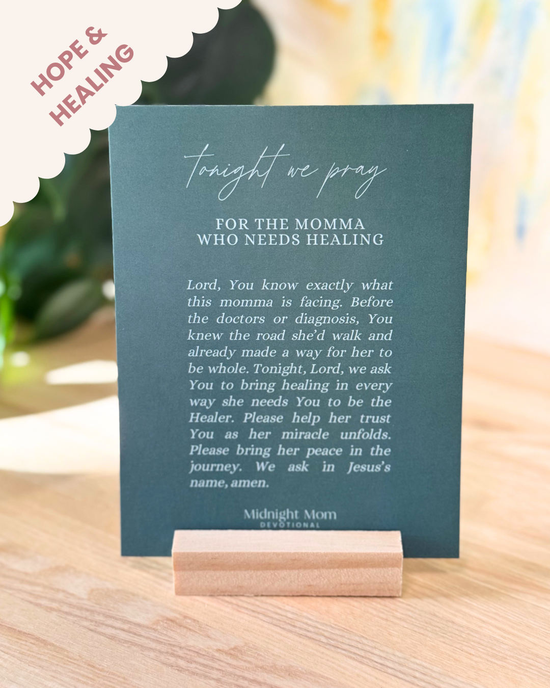 Healing & Hope Pack - 5 Prayer Cards