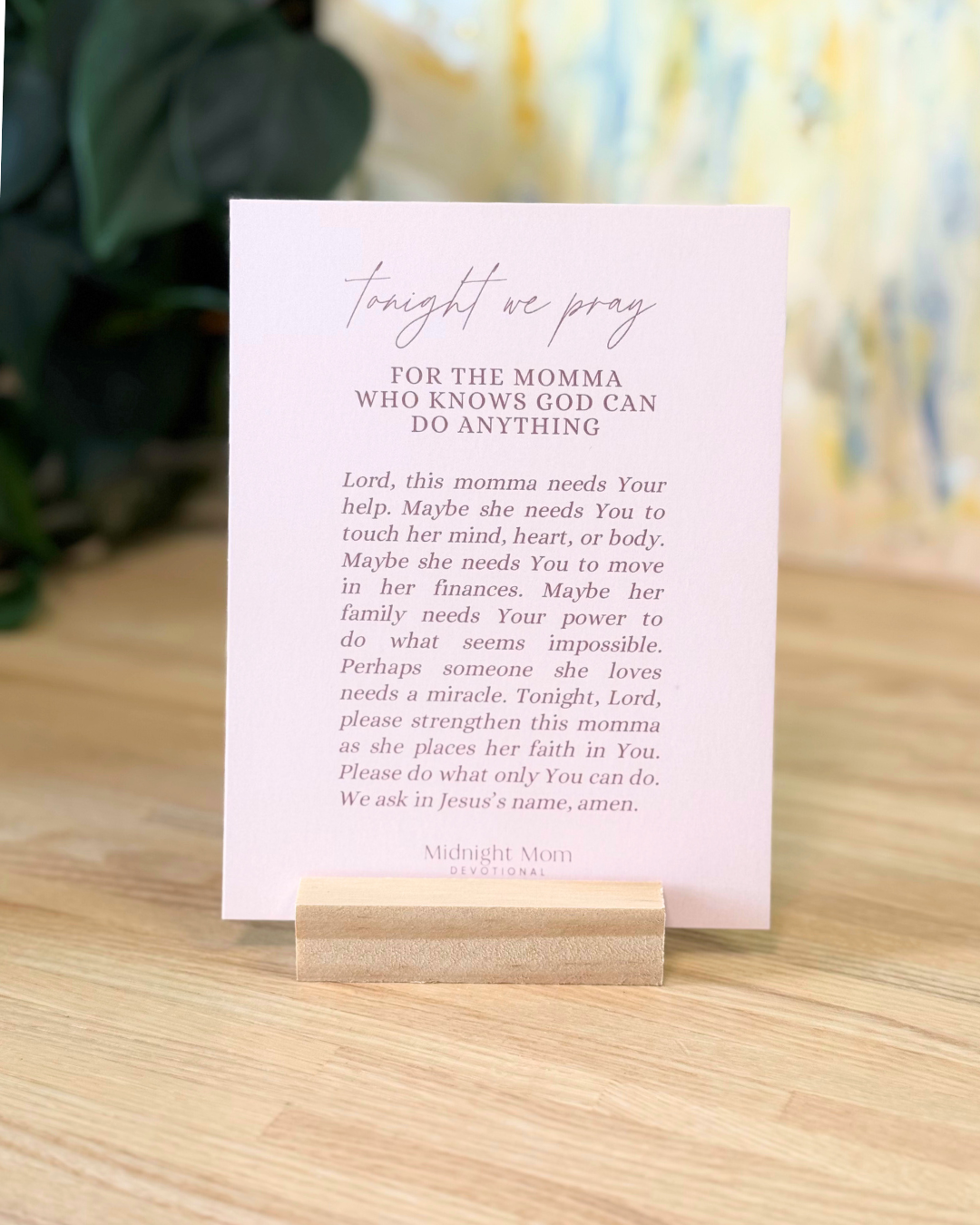 Peace & Encouragement Pack - 5 Prayer Cards