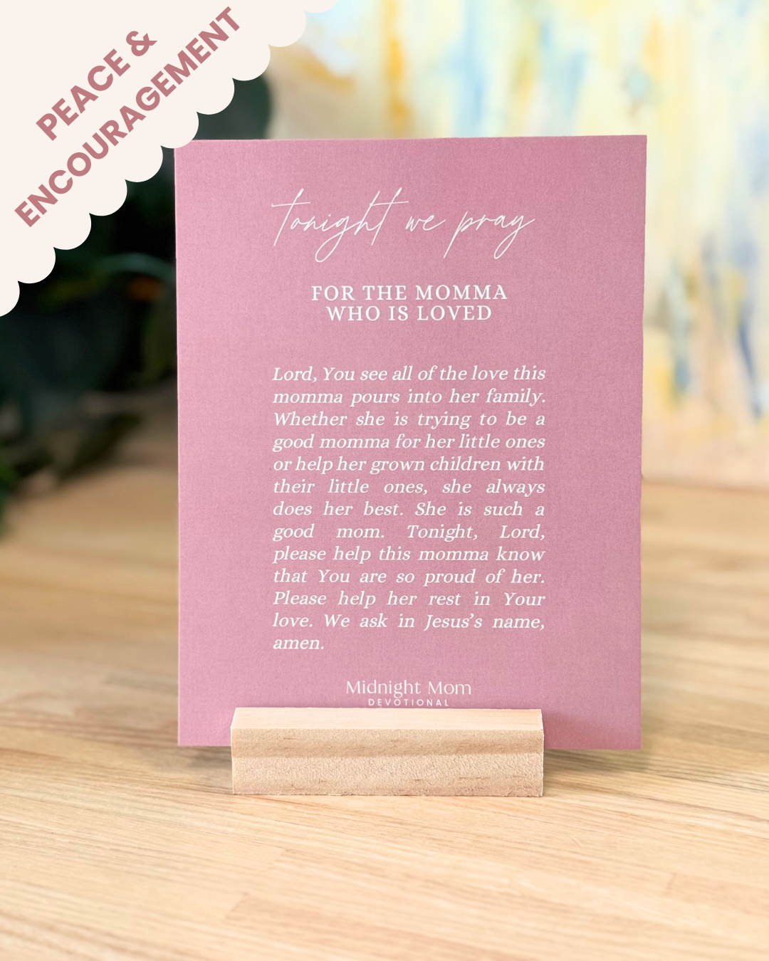 Peace & Encouragement Pack - 5 Prayer Cards