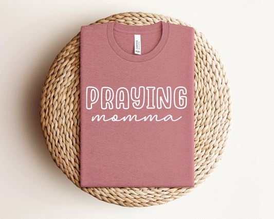 Heather Mauve OUTLINE Praying Momma | Pre-Order