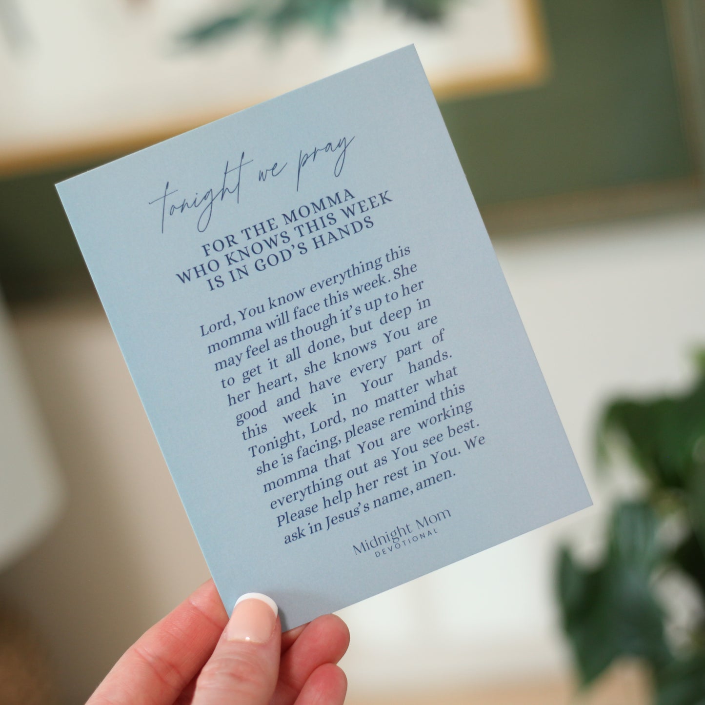 Hope for the Momma - Set of 30 Prayer Cards