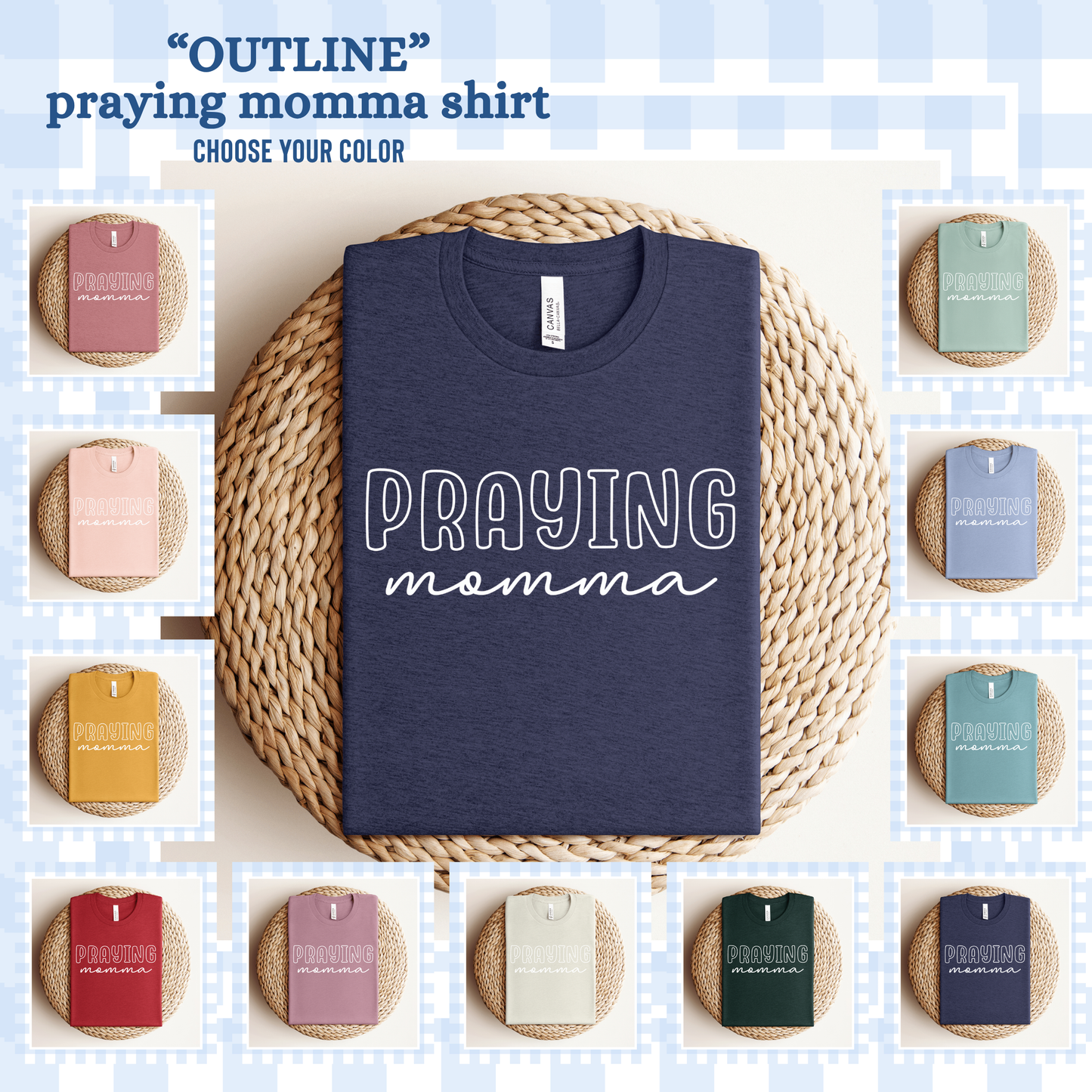 PRE-ORDER | THE OUTLINE Praying Momma Shirt 2026