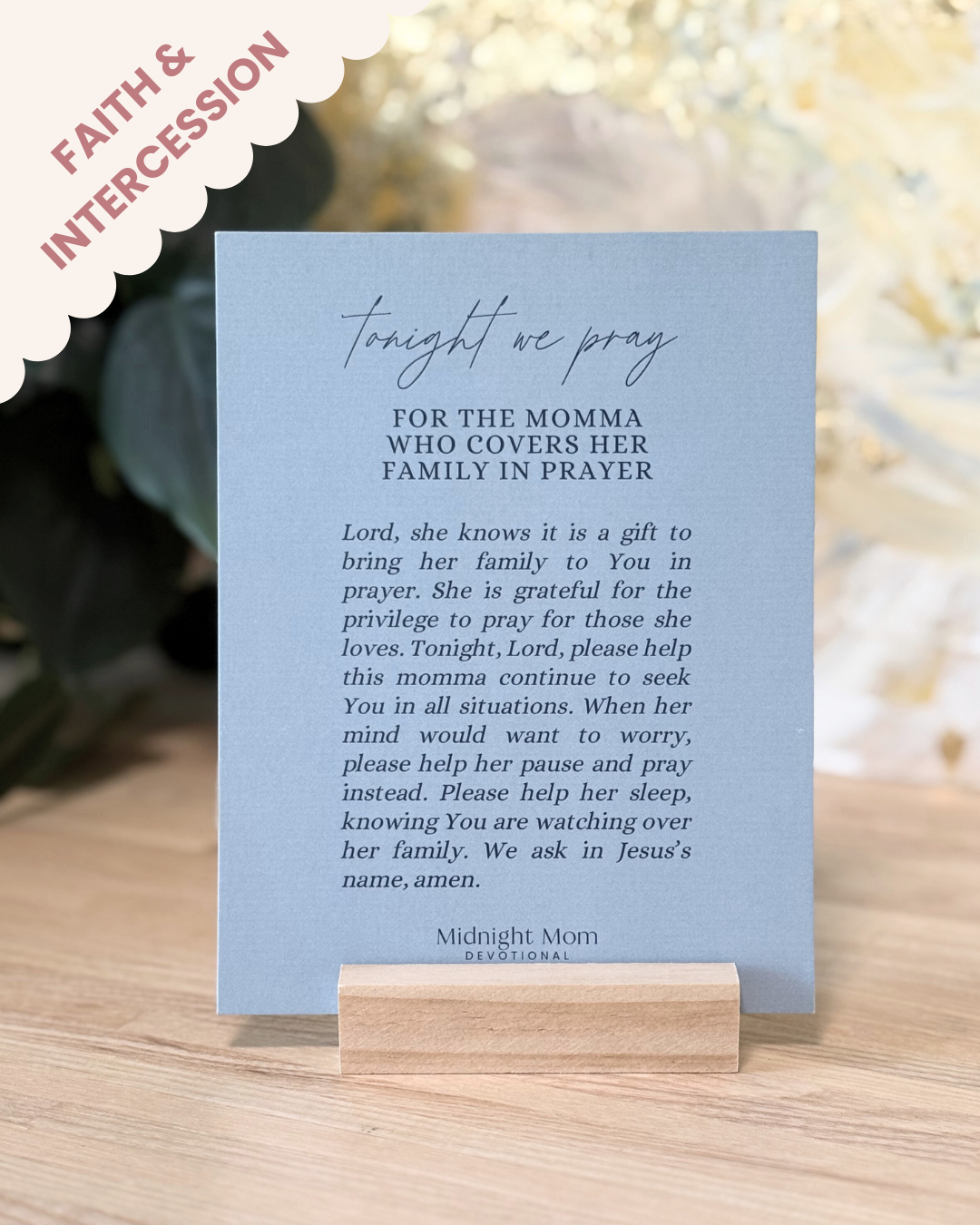 Faith & Intercession Pack - 5 Prayer Cards