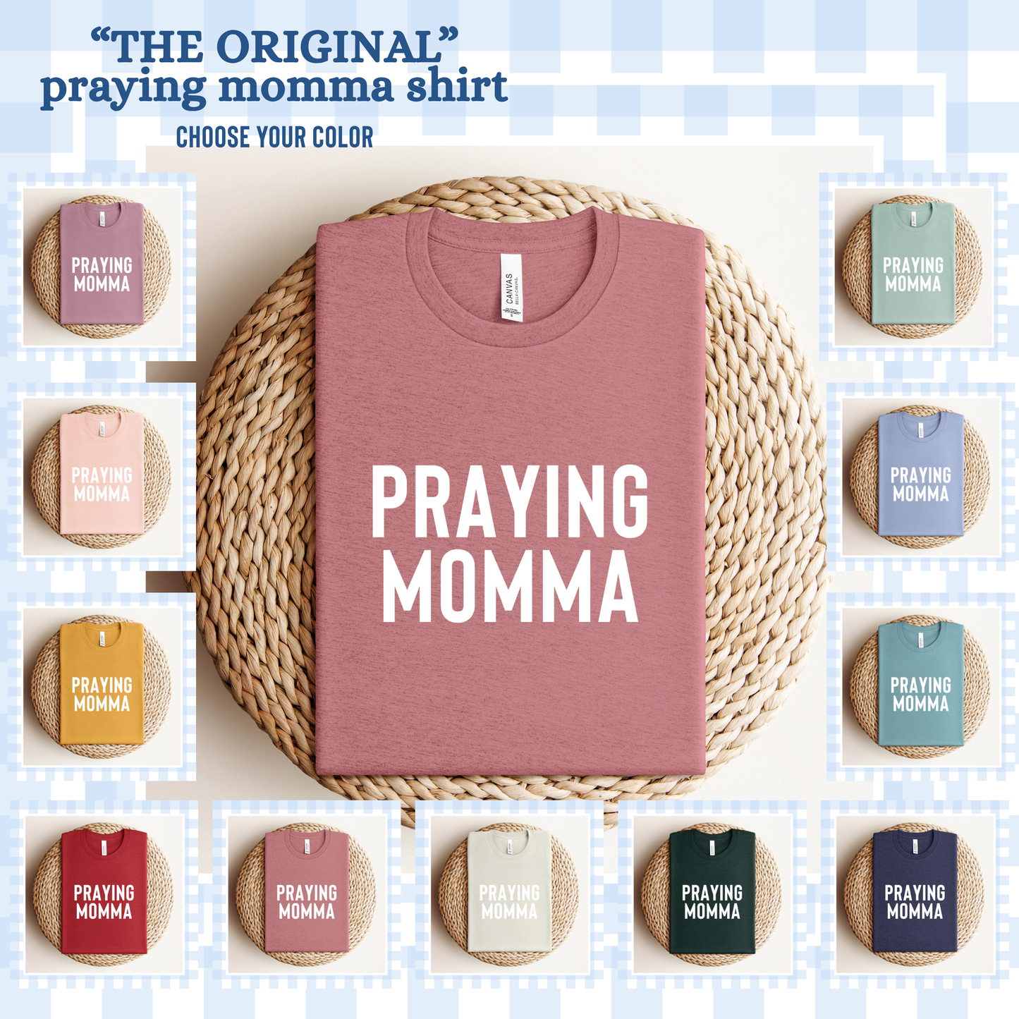PRE-ORDER | ORIGINAL Praying Momma Shirt 2026