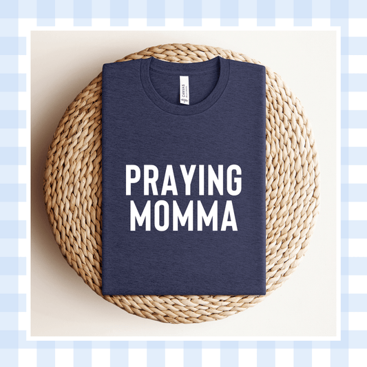 PRE-ORDER | Heather Navy ORIGINAL Praying Momma 2026