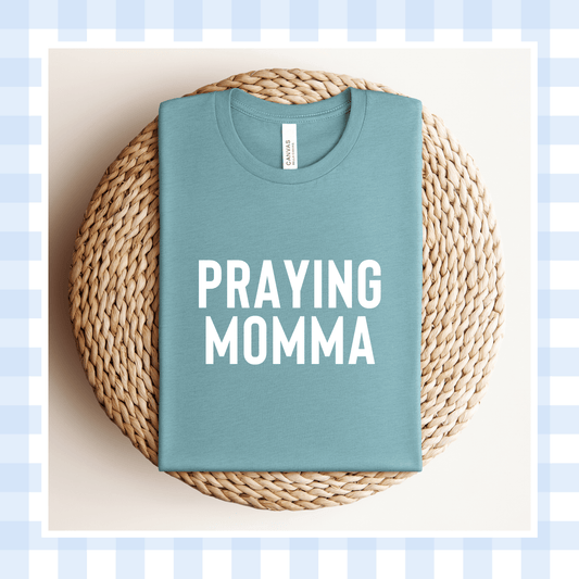 PRE-ORDER | Heather Lagoon Blue ORIGINAL Praying Momma 2026