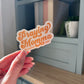 Praying Momma STICKER